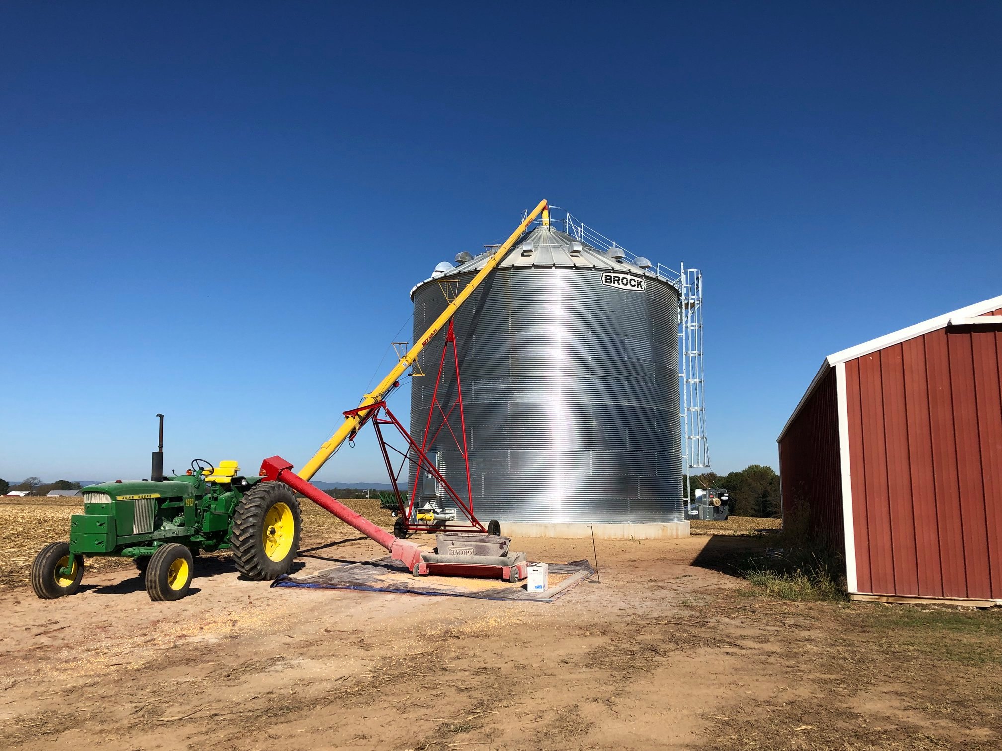 grain silo farm